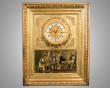A second quarter of the 19th century Viennese grande sonnerie wall clock